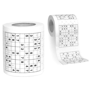 Sudoku Puzzle Toilet Roll